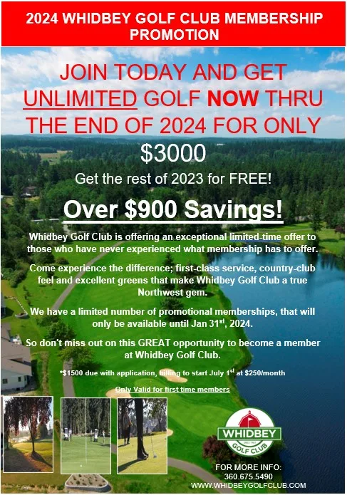 Current Promotions - Whidbey Golf Club